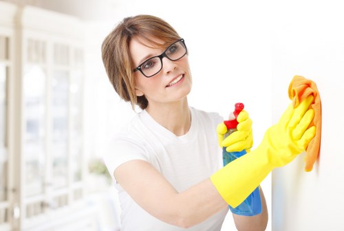 Recycling containers and separated cleaning materials for local transfer facilities