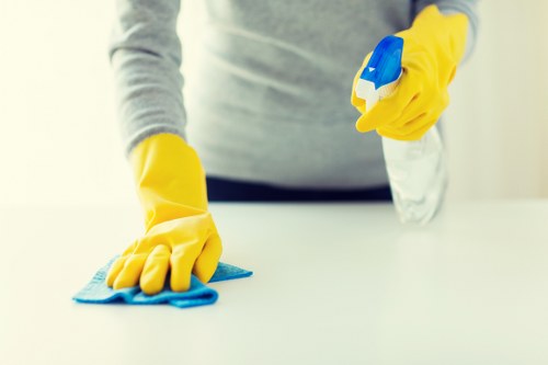 Customer service team handling a carpet cleaning issue